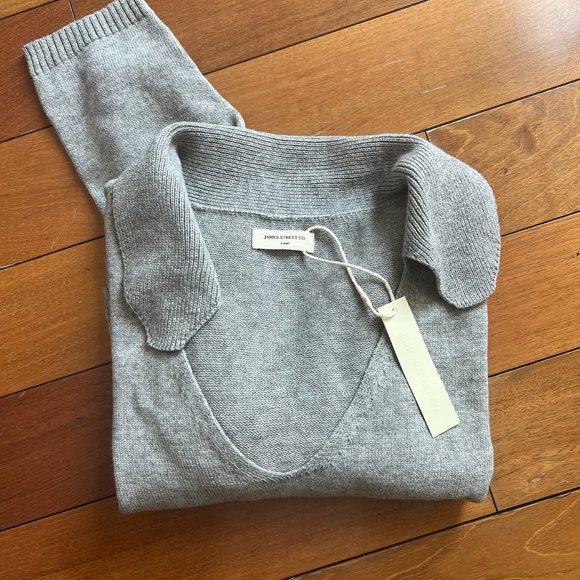 James Street Co Wren Pullover in Heather Grey, Size XS - Picture 3 of 3